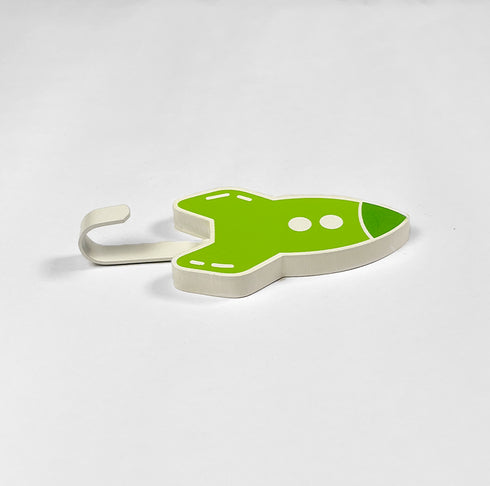 Green Rocket Wall Hook